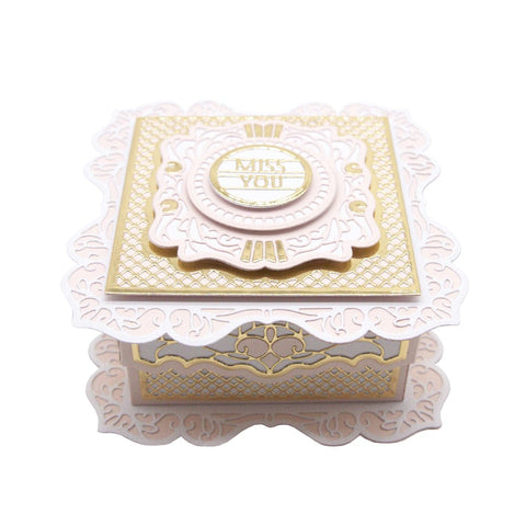 Tonic Studios Die Cutting Tonic - Delightful Decadence- Square Gift Box - 5083e