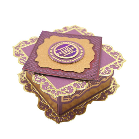 Tonic Studios Die Cutting Tonic - Delightful Decadence- Square Gift Box - 5083e