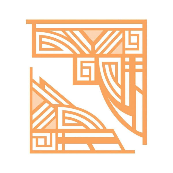 Tonic Studios Die Cutting Tonic Studios - Art Deco Corner Die Set  - 4431E