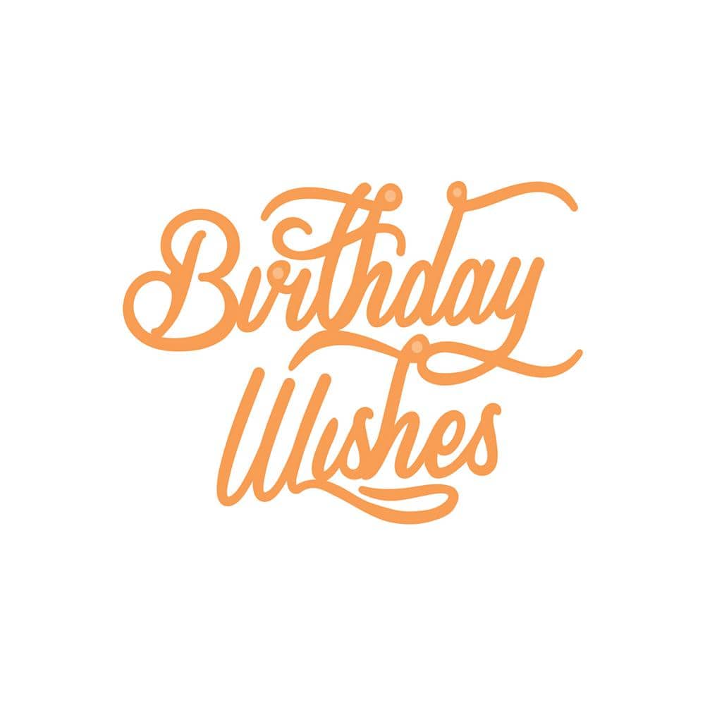 Tonic Studios Die Cutting Tonic Studios - Birthday Wishes - Sentiment Die Set - 4223E