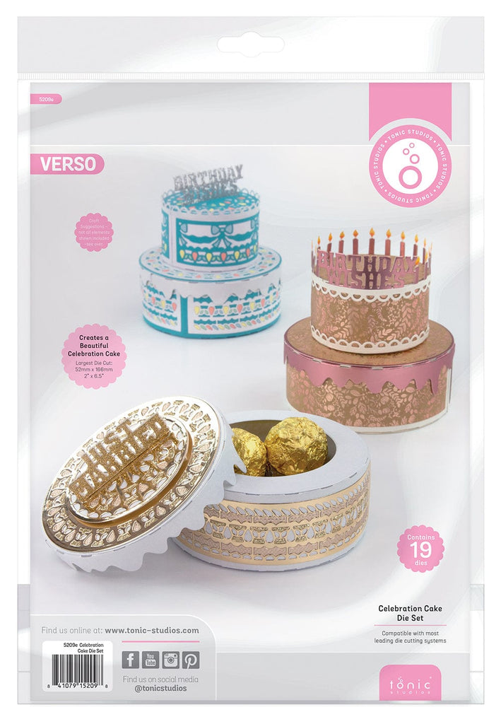 Tonic Studios Die Cutting Tonic Studios - Celebration Cake Die Set - 5209e