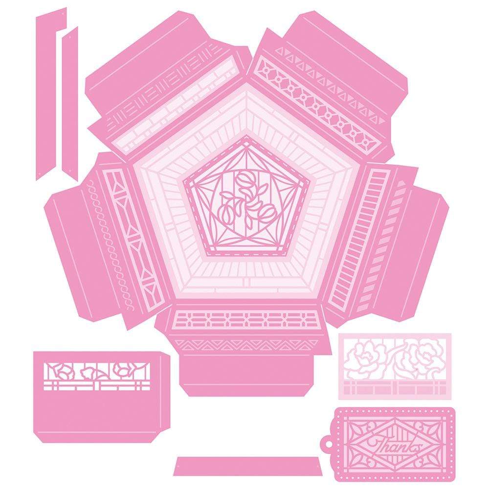 Tonic Studios Die Cutting Tonic Studios - Crystal Containers - Pentagon Base - 4118E