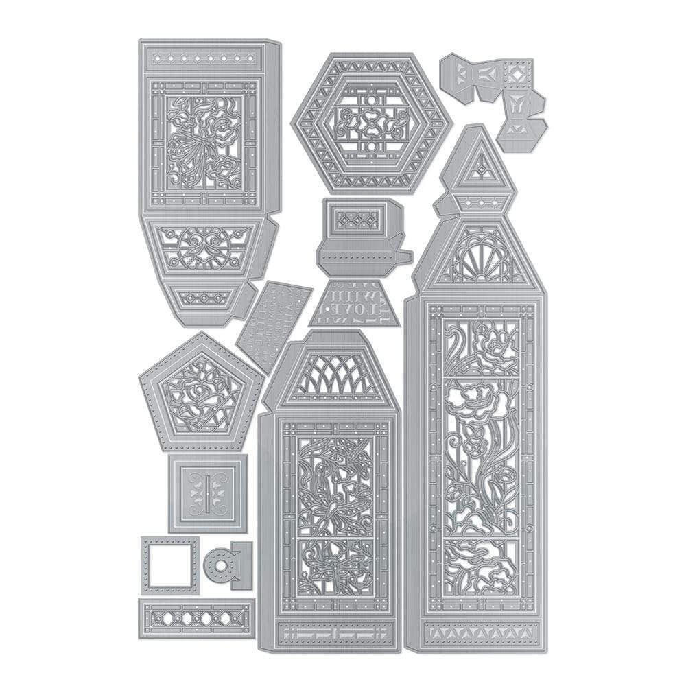Tonic Studios Die Cutting Tonic Studios - Crystal Containers - Side Panels - 4116E