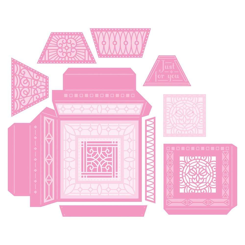 Tonic Studios Die Cutting Tonic Studios - Crystal Containers - Square Base - 4117E