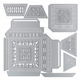 Load image into Gallery viewer, Tonic Studios Die Cutting Tonic Studios - Crystal Containers - Square Base - 4117E
