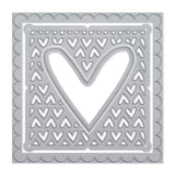Load image into Gallery viewer, Tonic Studios Die Cutting Tonic Studios - Cutesy Heart Patchwork Square Die Set  - 4423E