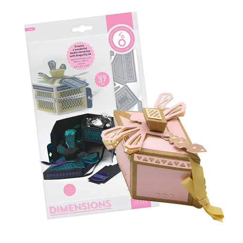 Tonic Studios Die Cutting Tonic Studios - Dainty Dragonfly Tiered Box Die Set - 4102E