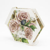 Load image into Gallery viewer, Tonic Studios Die Cutting Tonic Studios - Hopes In Hexagon Base Creator Die Set - 4126E