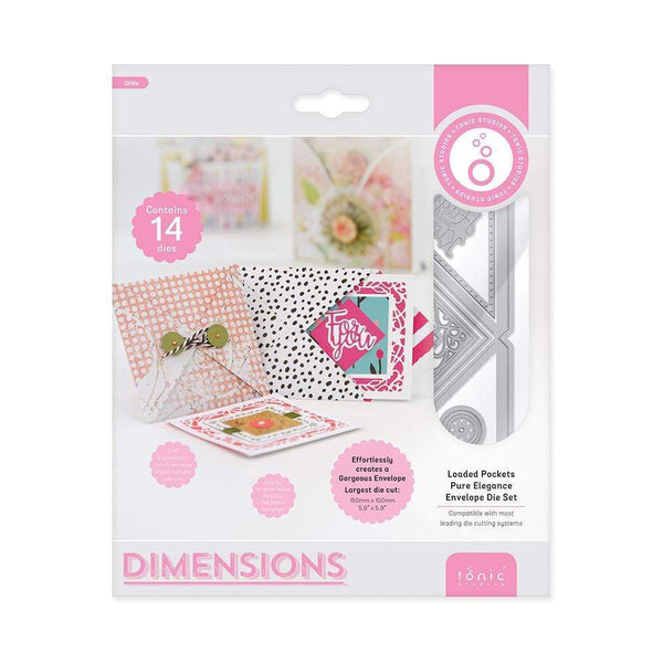 Tonic Studios Die Cutting Tonic Studios - Loaded Pockets - Envelope Die Set Pack - 3916E