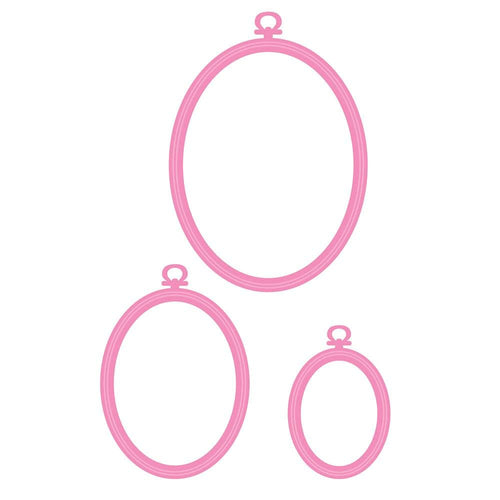 Tonic Studios Die Cutting Tonic Studios - Loaded Pockets - Oval Embroidery Hoop - 3923E