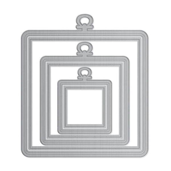Tonic Studios Die Cutting Tonic Studios - Loaded Pockets - Square Embroidery Hoop - 3924E