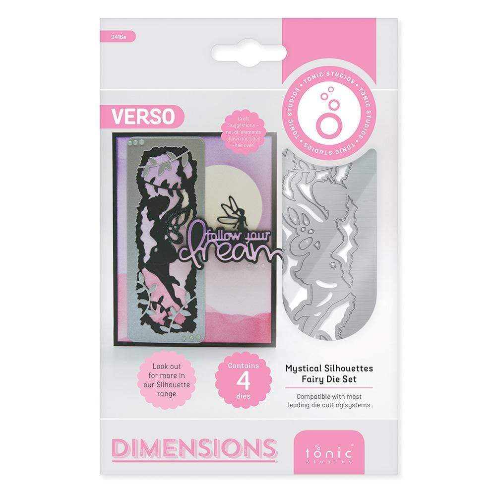 Tonic Studios Die Cutting Tonic Studios - Mystical Silhouettes - Fairy Die Set - 3416E