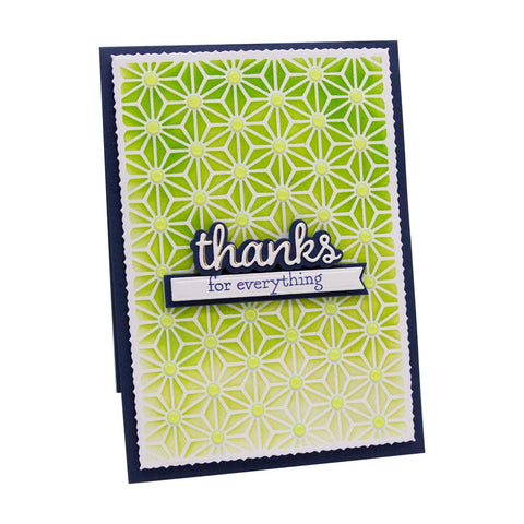 Tonic Studios Die Cutting Tonic Studios - Patterned Panels & Simply Sentiments Die Set Collection - DB081