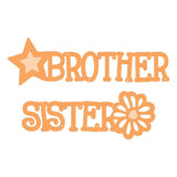 Load image into Gallery viewer, Tonic Studios Die Cutting Tonic Studios - Sister &amp; Brother Sentiment Die Set - 3839E