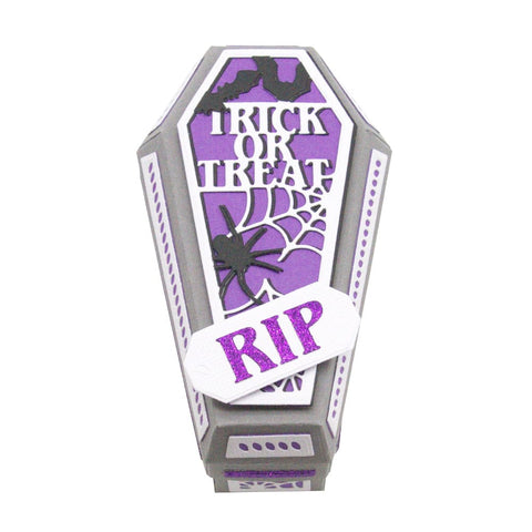 Tonic Studios Die Cutting Tonic Studios - Spooky Coffin Treat Box Die Set - 5140e