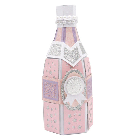 Tonic Studios Die Cutting Tonic Studios - Time To Drink Champagne Bottle Die Set - 4901e