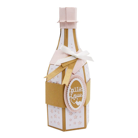 Tonic Studios Die Cutting Tonic Studios - Time To Drink Champagne Bottle Die Set - 4901e