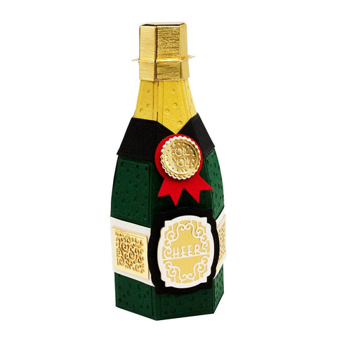 Tonic Studios Die Cutting Tonic Studios - Time To Drink Champagne Bottle Die Set - 4901e