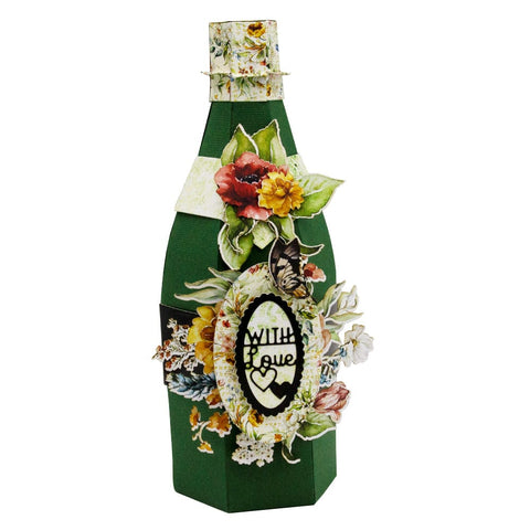 Tonic Studios Die Cutting Tonic Studios - Time To Drink Champagne Bottle Die Set - 4901e