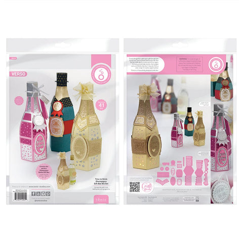 Tonic Studios Die Cutting Tonic Studios - Time To Drink Champagne Bottle Die Set - 4901e