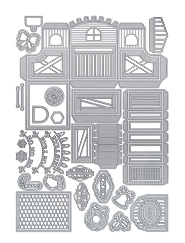 Tonic Studios Die Cutting Tonic Studios - Train and Carriage Die Set - 4964e