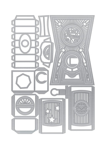 Tonic Studios Die Cutting Tonic Studios - Treat Yourself Gift Box Die Set - 4989e