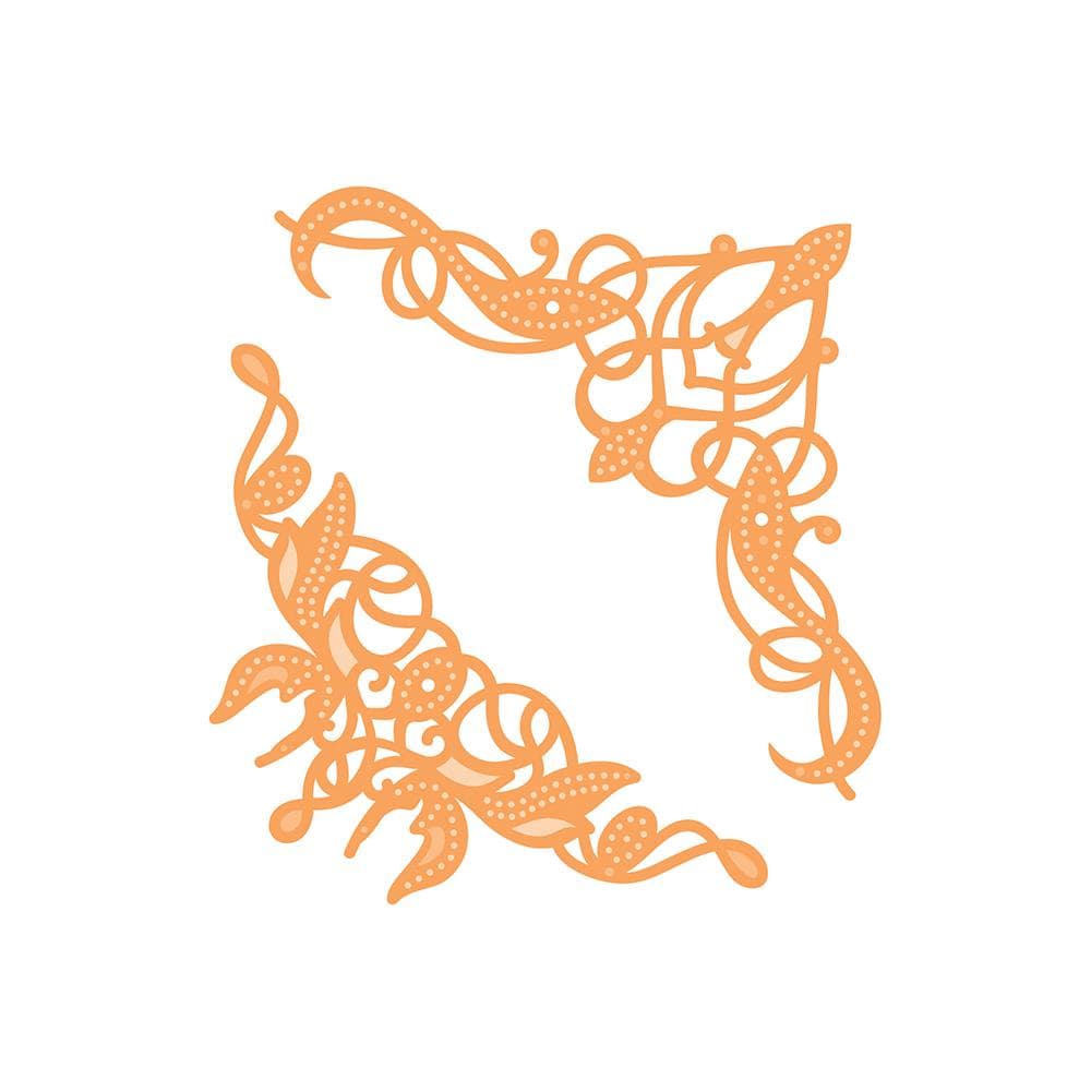 Tonic Studios Die Cutting Tonic Studios - Twisted Ivy Corners Die Set  - 4453E