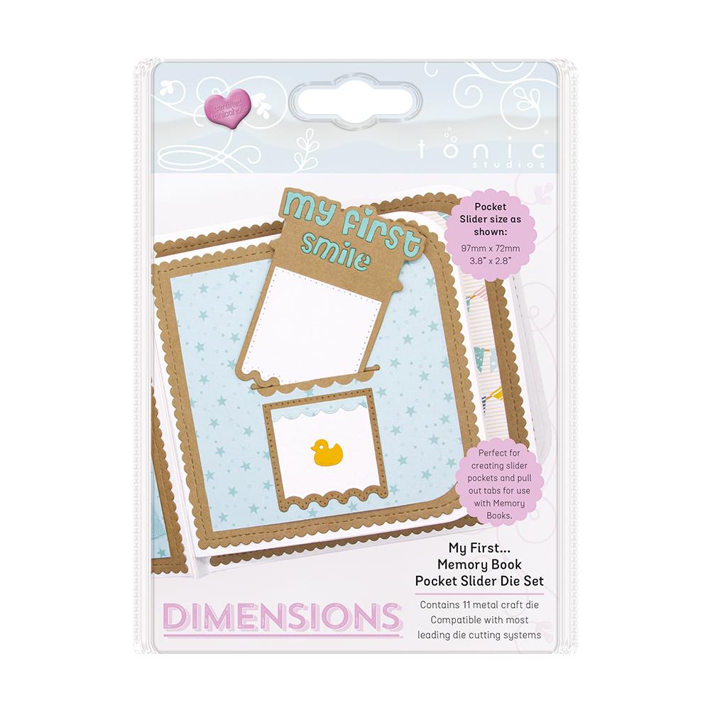 Tonic Studios Dimensions Tonic Studios - Dimensions - My First Memory Book Pocket Slider Die Set - 2507E