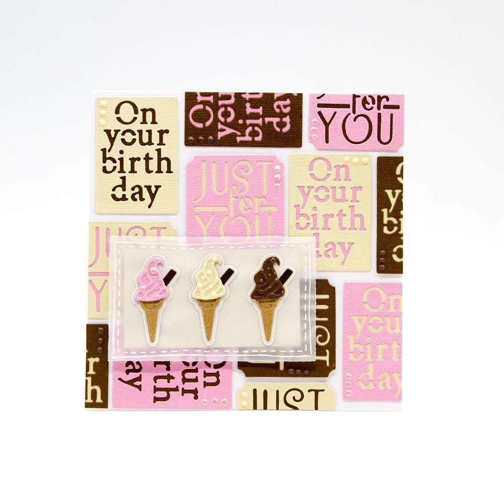 Tonic Studios Dimensions Tonic Studios - Hooray Summer Sentiment Die Set - 3605E