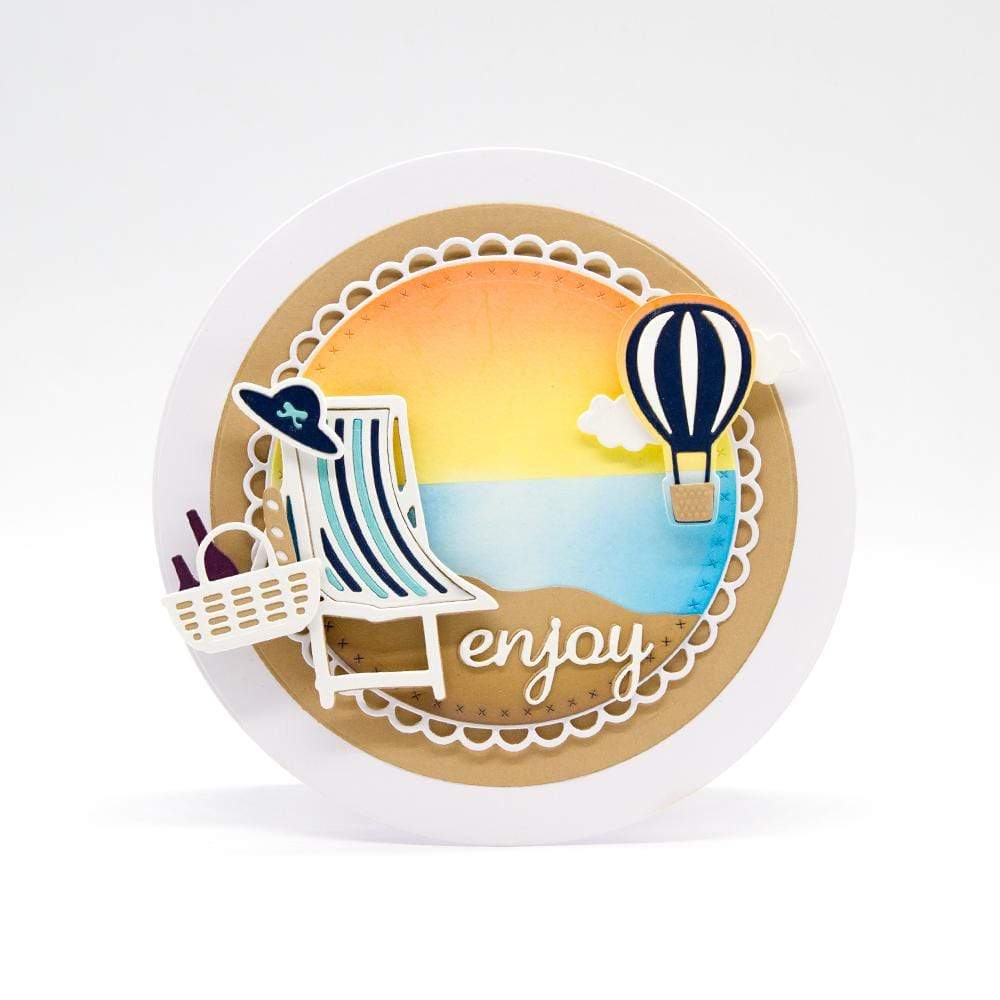 Tonic Studios Dimensions Tonic Studios - Hooray Summer Sentiment Die Set - 3605E