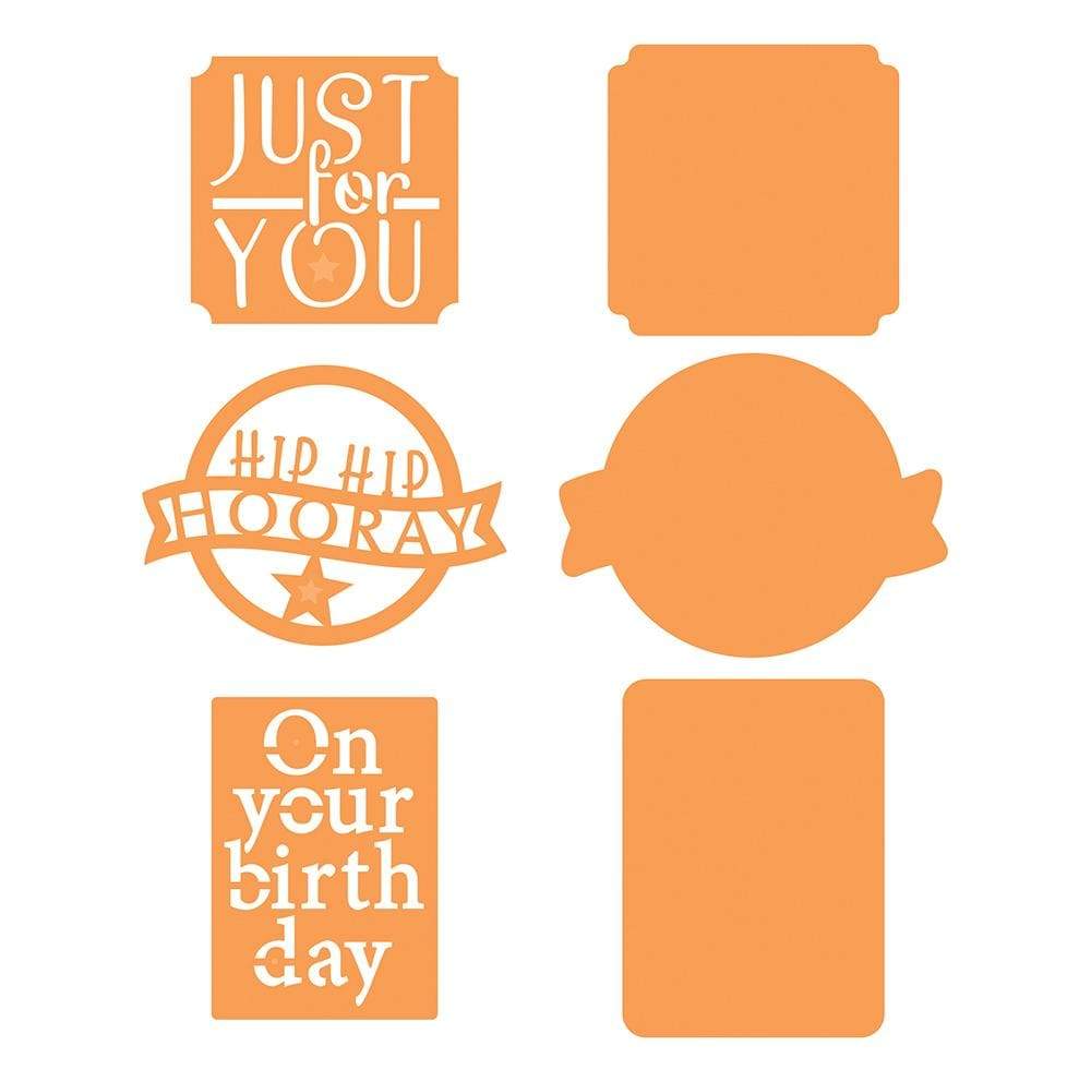 Tonic Studios Dimensions Tonic Studios - Hooray Summer Sentiment Die Set - 3605E