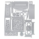 Load image into Gallery viewer, Tonic Studios Dimensions Tonic Studios - Memory Book Satchel Bag Die Set - 3525E