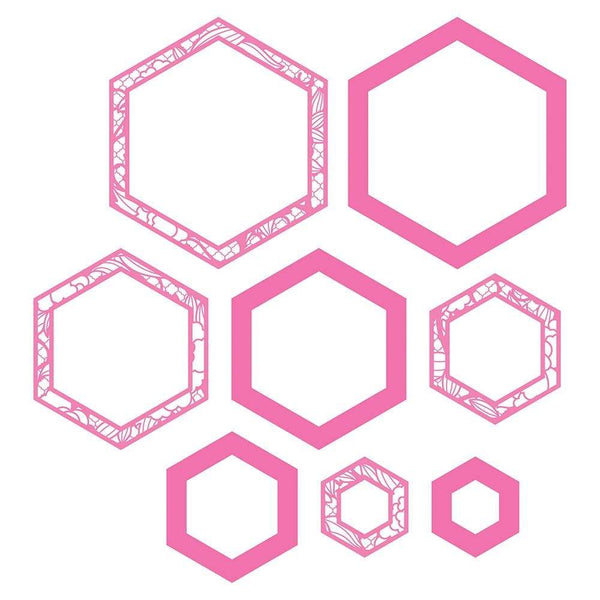 Tonic Studios Dimensions Tonic Studios - Tailored Frames - Hexagon Layering Die Set - 3464e