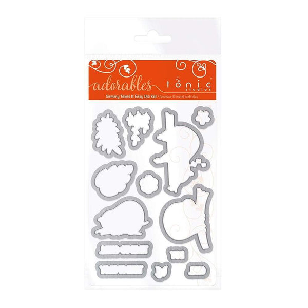 Tonic Studios Essentials Tonic Studios - Adorables - Sammy Takes It Easy Die Set - 2573e