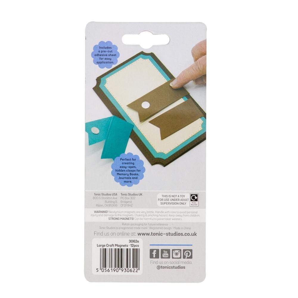 Tonic Studios Magnets Tonic Studios - Large Craft Magnets - 6 Pairs x 15mm - 3062E