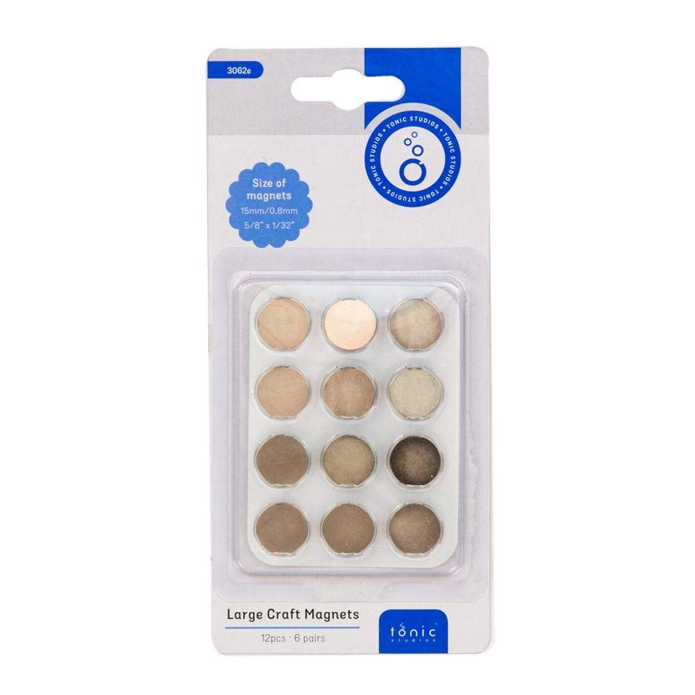 Tonic Studios Magnets Tonic Studios - Large Craft Magnets - 6 Pairs x 15mm - 3062E