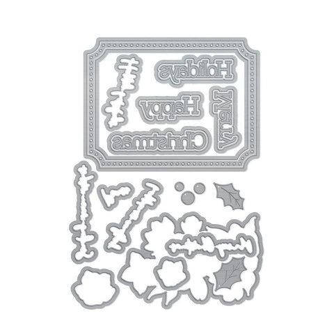 Tonic Studios Stamp Club Stamp Club - Christmas Rose - Stamp & Die Set - SC12