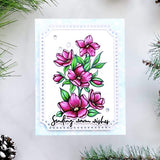 Load image into Gallery viewer, Tonic Studios Stamp Club Stamp Club - Christmas Rose - Stamp &amp; Die Set - SC12