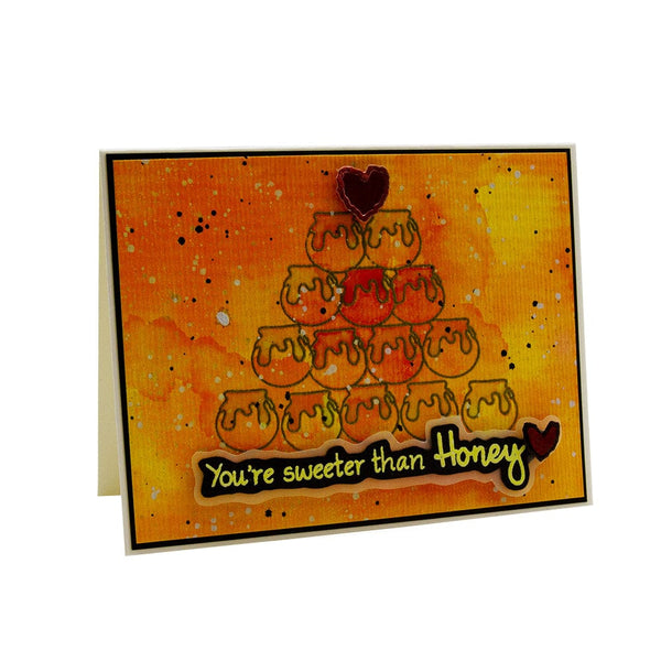 Tonic Studios Stamp Club Stamp Club - Hungry Honey Bears - Stamp & Die Set - SC20