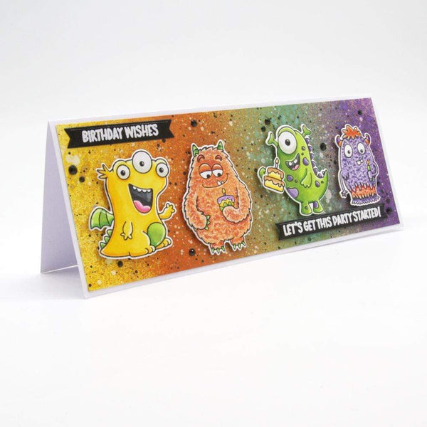 Tonic Studios Stamp Club Stamp Club - Little Monsters - Die Set - 4767e