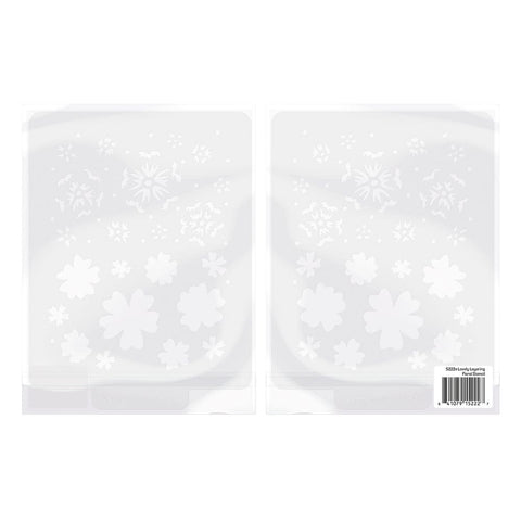 Tonic Studios Stamp Club Tonic - Blossoming Bouquet Stamps & Stencils -BFM04