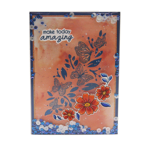 Tonic Studios Stamp Club Tonic - Blossoming Bouquet Stamps & Stencils Collection - BFM03