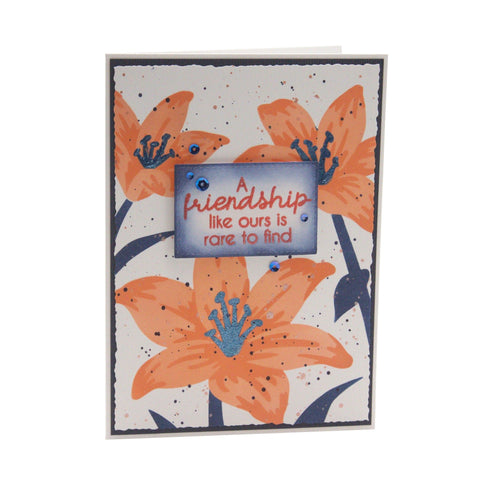 Tonic Studios Stamp Club Tonic - Blossoming Bouquet Stamps & Stencils Collection - BFM03