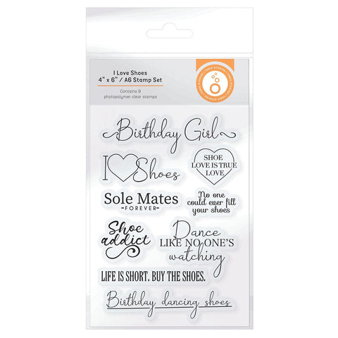 Tonic Studios Stamps Tonic - I Love Shoes Stamp Set - 5174e