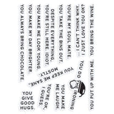 Load image into Gallery viewer, Tonic Studios Stamps Tonic Studios - I Love You Because Stamp Set - 4133E