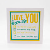 Load image into Gallery viewer, Tonic Studios Stamps Tonic Studios - I Love You Because Stamp Set - 4133E