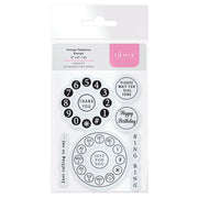 Tonic Studios Stamps Vintage Telephone Stamp Set - 4915E